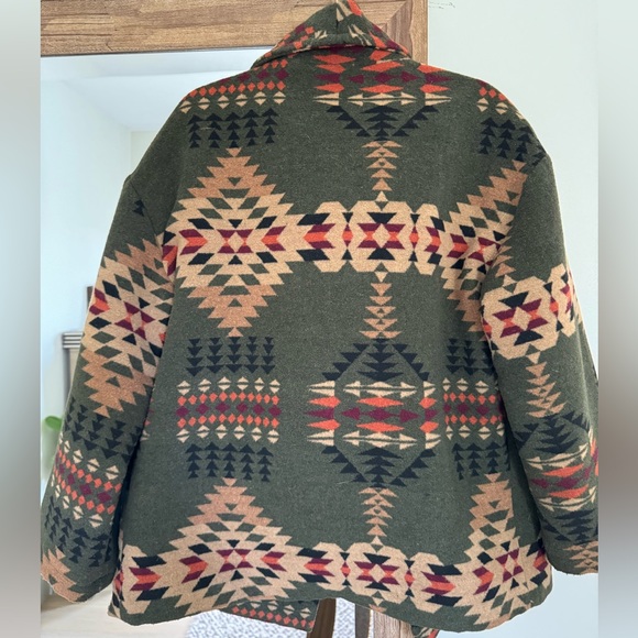 DRIFTWOOD super soft, Southwestern print peacoat. Great condition in size M. - Picture 6 of 7